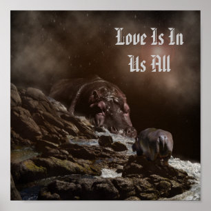 Love Is In Us All, Hippo Enchanted Evening, Poster