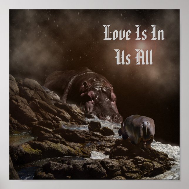 Love Is In Us All, Hippo Enchanted Evening, Poster (Front)