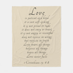 Love is Kind Fleece Blanket