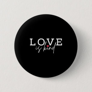 Love Is Kind Valentines Heart Counselor Teacher Gi 6 Cm Round Badge
