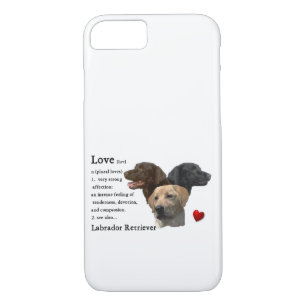 Love Is Labrador Retriever Gifts iPhone 8/7 Case