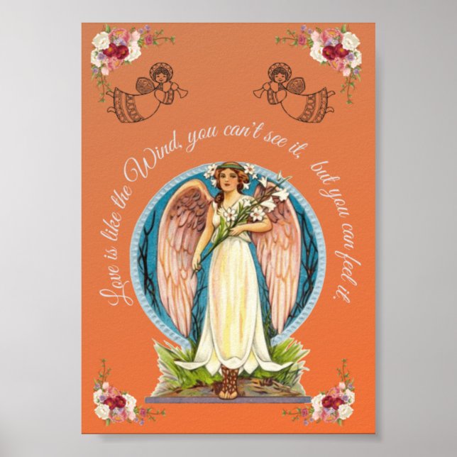 "Love is like the wind" Poster (Front)