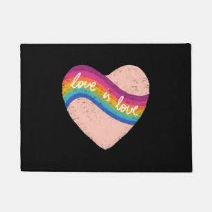 Love is Love #1 LGBTQIA+ Pride Collection Poster Doormat