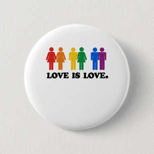 Love is Love 6 Cm Round Badge