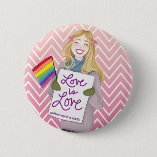 Love is Love 6 Cm Round Badge