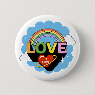 "Love Is Love" 6 Cm Round Badge