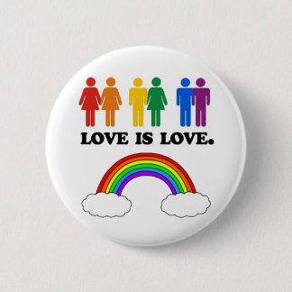 Love is Love 6 Cm Round Badge