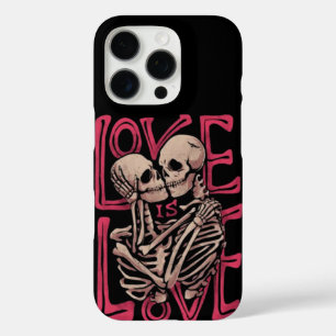 Love is love Aesthetic skeleton phonecase iPhone 16 Pro Case