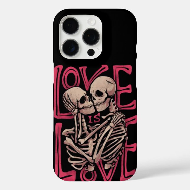 Love is love Aesthetic skeleton phonecase  Case-Mate iPhone Case (Back)