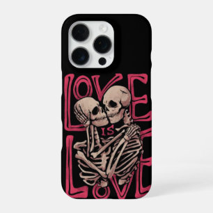 Love is love Aesthetic skeleton phonecase  iPhone 16 Pro Case