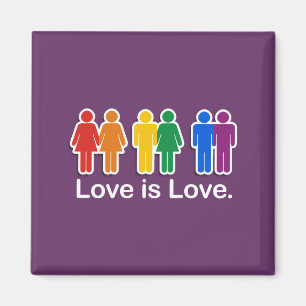 LOVE IS LOVE BASIC MAGNET
