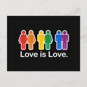 LOVE IS LOVE BASIC POSTCARD
