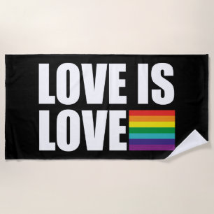Love is Love Beach Towel