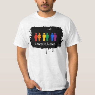 LOVE IS LOVE BLACK T-Shirt