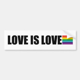 Love is Love Bumper Sticker