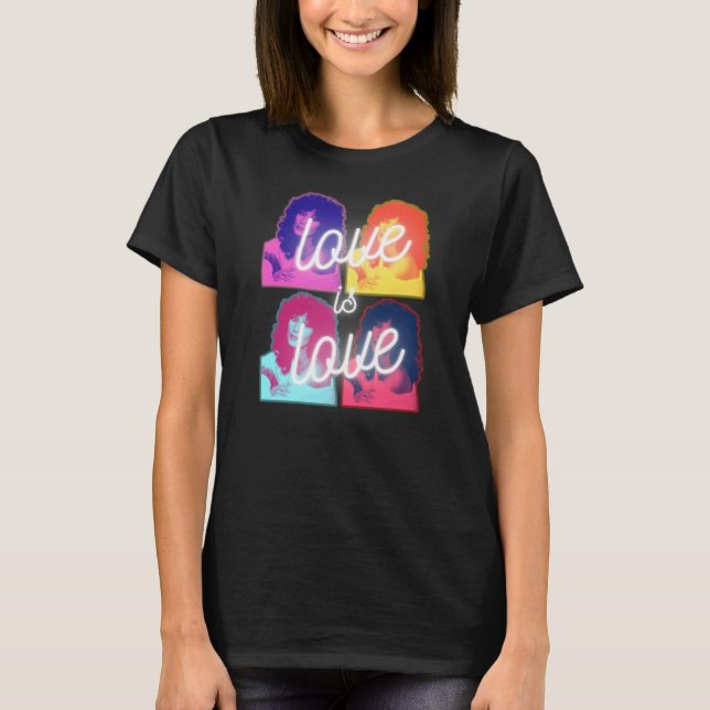 Love is love Cher LGBTQ Pride Month T-Shirt (Front)