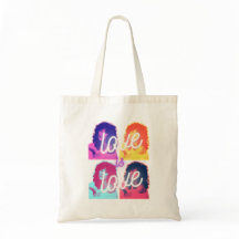 Love is love Cher LGBTQ Pride Month Tote Bag