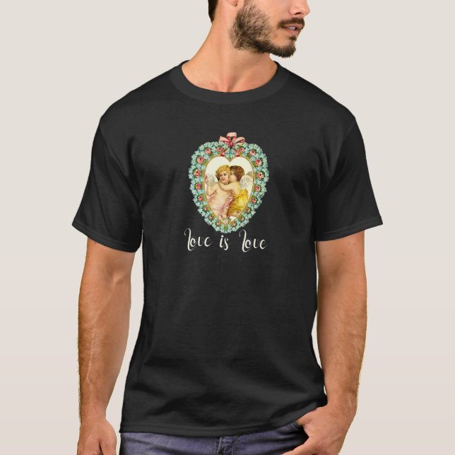 Love Is Love Coquette Core T-Shirt (Front)