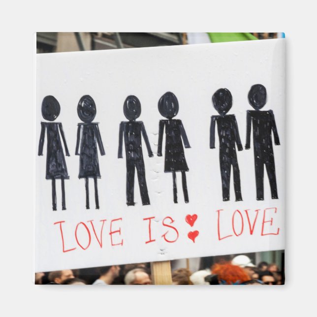 Love is Love Fridge Magnet (Front)