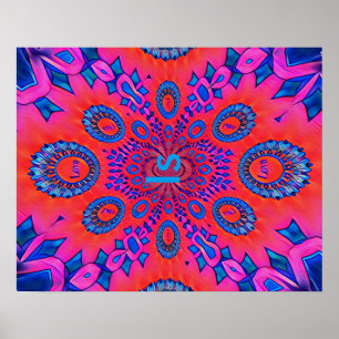 'Love Is Love' Funky Pop Culture Colors Poster