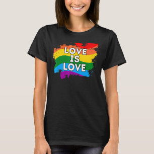 Love Is Love Gay Lesbian Lgbt Lgbtq Lgbtqia Rainbo T-Shirt