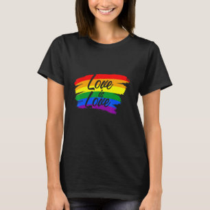 Love Is Love Homosexual Bisexual Awareness LGBTQ T T-Shirt