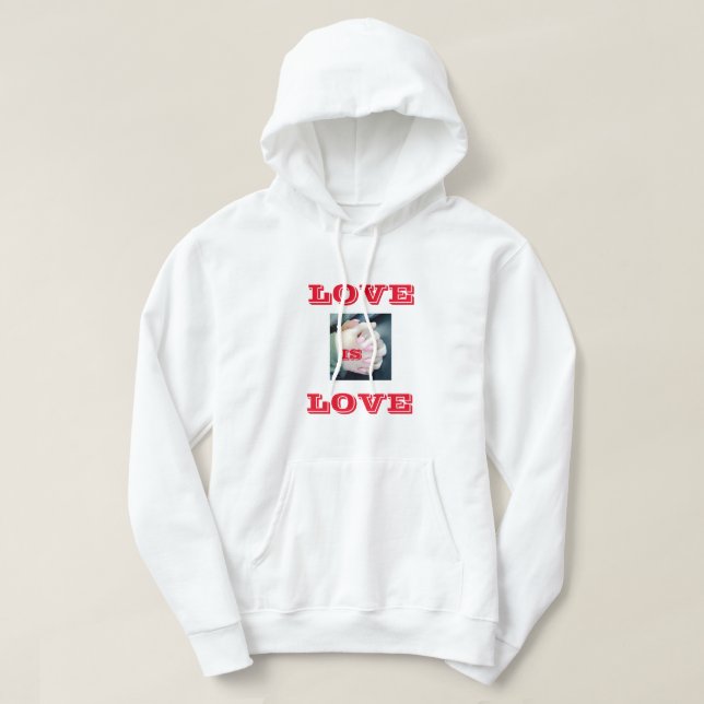 LOVE IS LOVE HOODIE (Design Front)