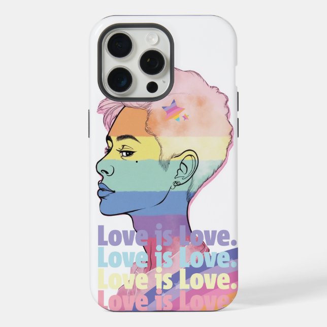 Love is Love iPhone Case (Back)