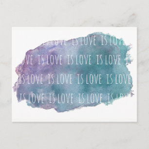love is love is love postcard