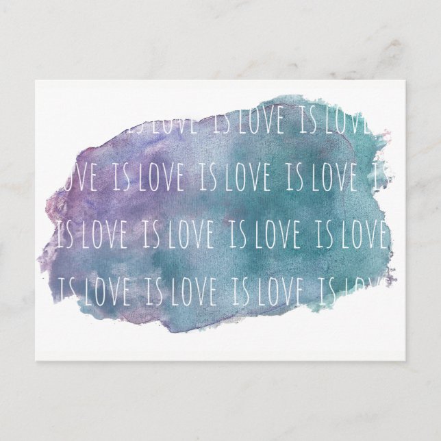 love is love is love postcard (Front)