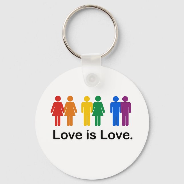Love is Love Key Ring (Front)