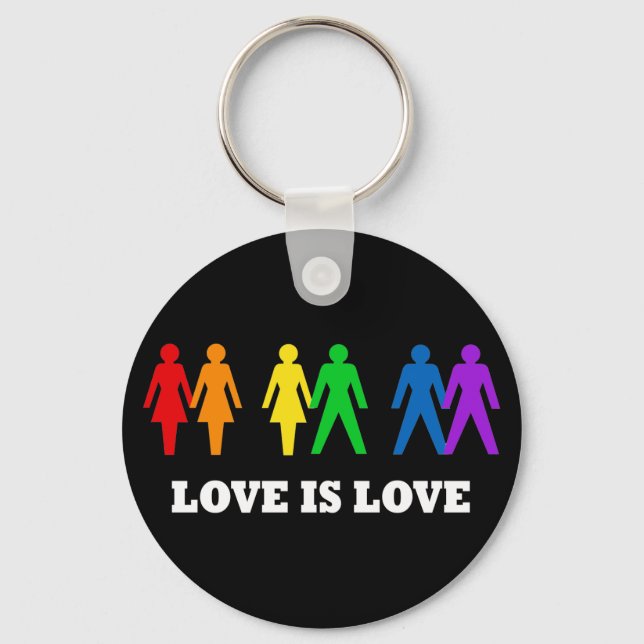 Love is Love Key Ring (Front)