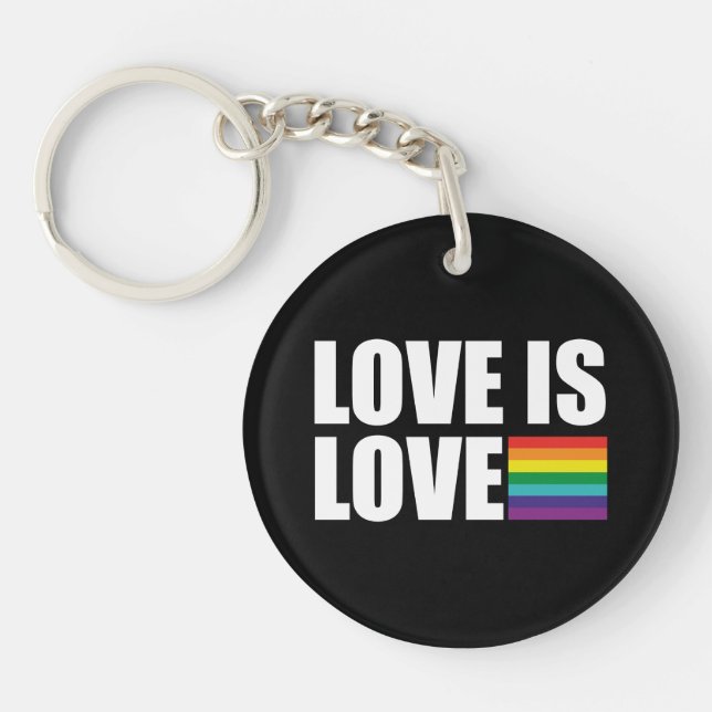 Love is Love Key Ring (Front)