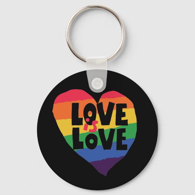 Love is Love Key Ring (Front)