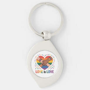 Love is love key ring