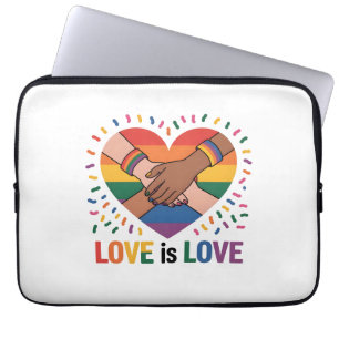 Love is love laptop sleeve