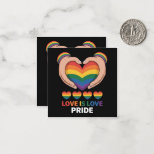 Love is Love LGBQT Card