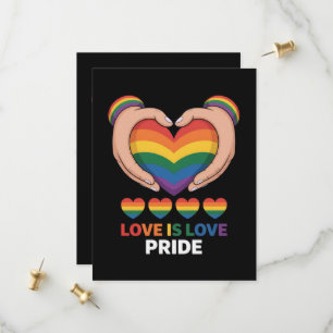 Love is Love LGBQT Save The Date