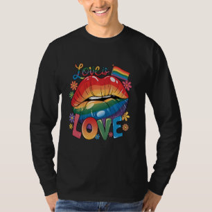 Love Is Love LGBT Pride - Proud Gay Ally LGBTQ Pri T-Shirt