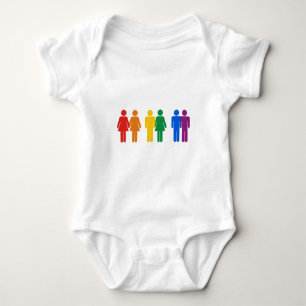 LOVE IS LOVE LINE -.png Baby Bodysuit