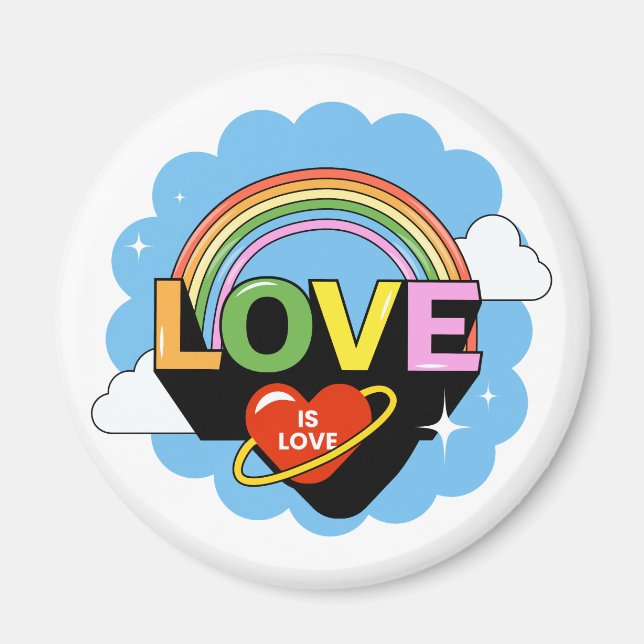 "Love Is Love" Magnet (Front)