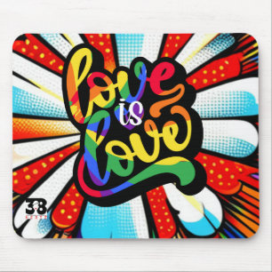 Love is Love Mouse Mat