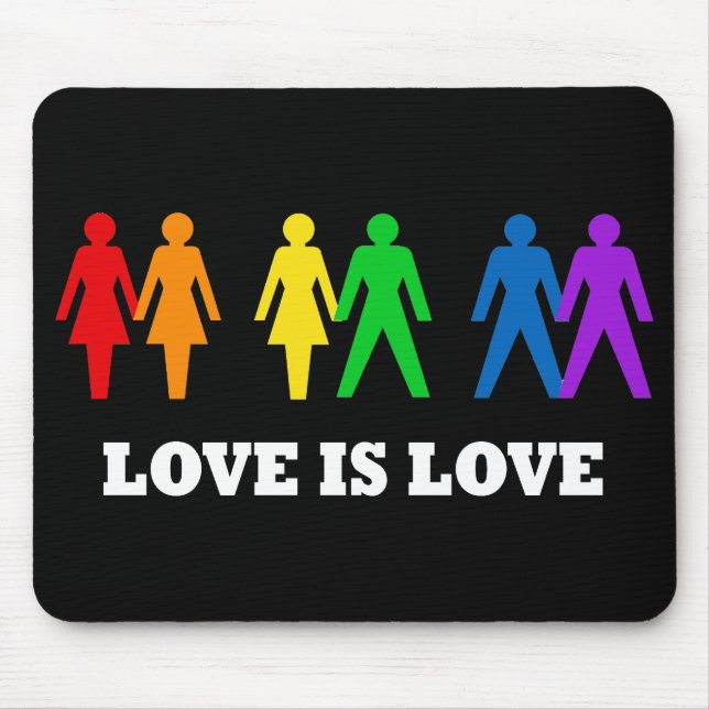 Love is Love Mouse Mat (Front)