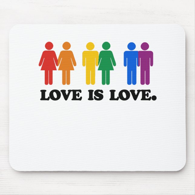 Love is Love Mouse Mat (Front)