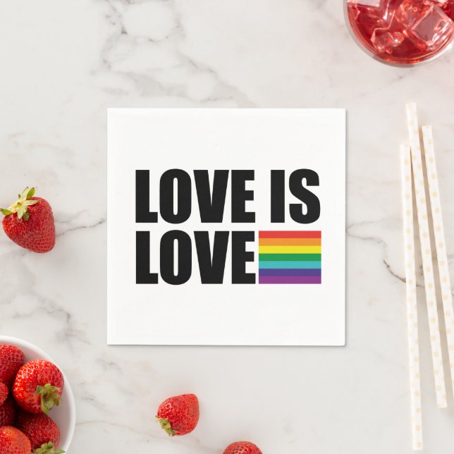 Love is Love Napkin (Insitu)