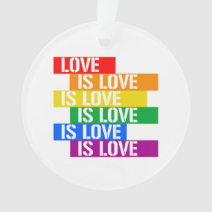 Love is Love Ornament