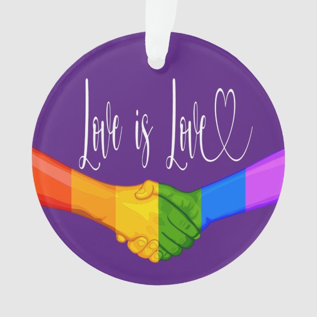  Love is Love  Ornament (Front)