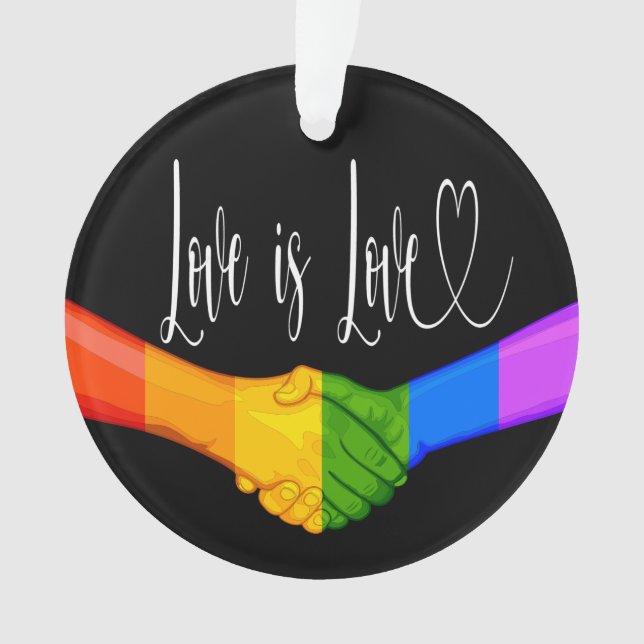  Love is Love  Ornament (Front)