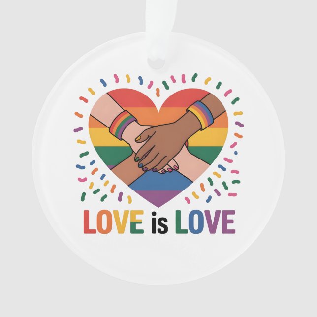 Love is love ornament (Front)