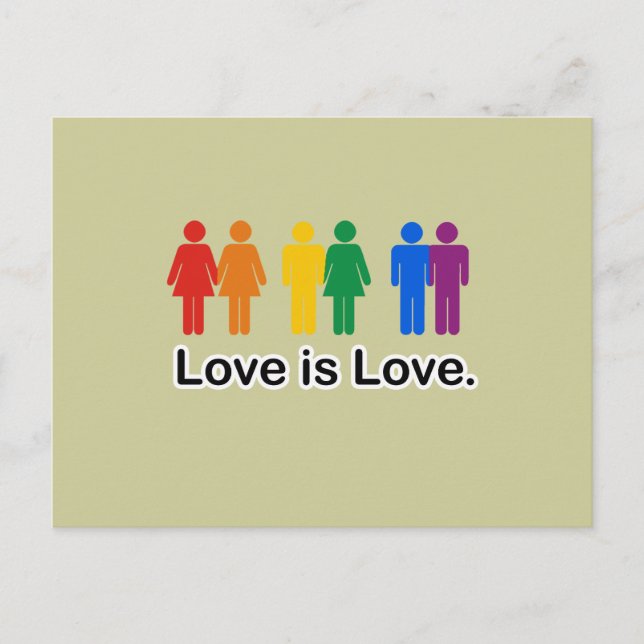 Love is Love Postcard (Front)